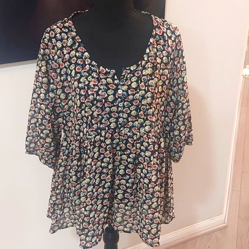 Floral Print Women's Top